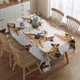 thumbnail image 2 of German Shepherd Dogs with Flowers Rectangle Tablecloth 60"x84",Waterproof Polyester Rectangle Table Cloth, Wipeable Spillproof Polyester Tablecloth for Dining, Camping, Indoor and Outdoor, 2 of 5