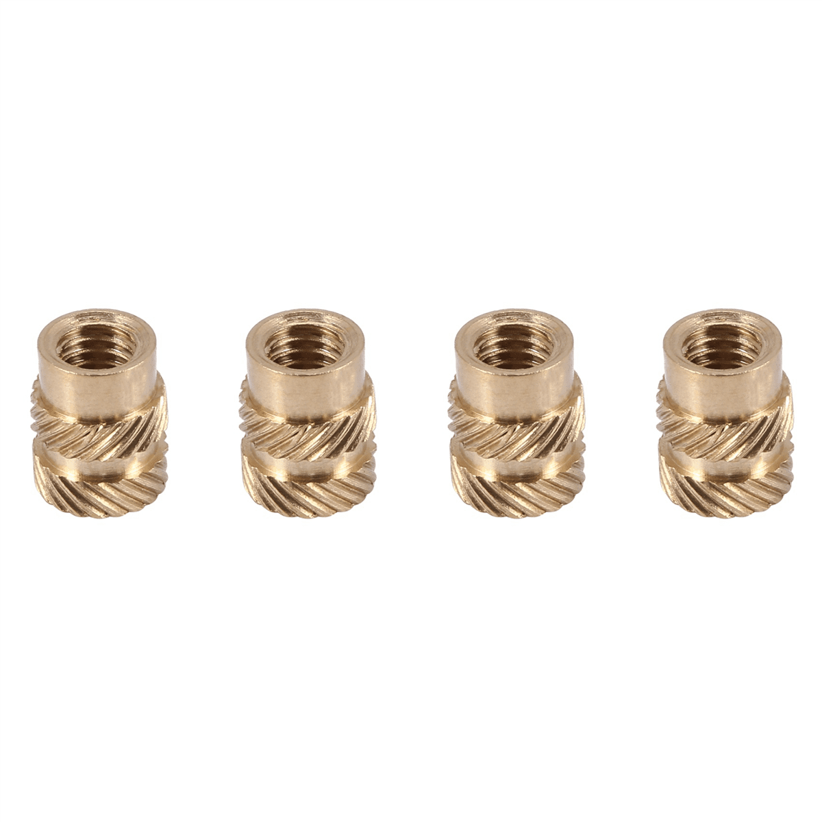 1000Pcs M3 Thread Knurled Brass Threaded Heat Set Heat Insert Embedment Nut for 3D Printer