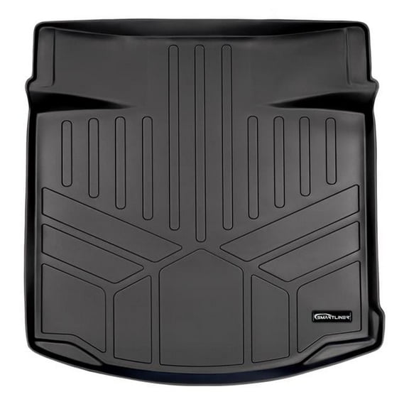 All Weather Custom Fit Trunk Floor Mat Cargo Liner for 2013-2015 Chevrolet Malibu, Black