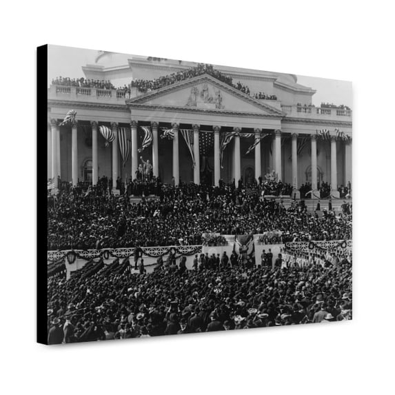 Canvas Print: Crowd At Inauguration Of Theodore Roosevelt, 1905