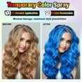 thumbnail image 6 of Hair Color Spray, Temporary Washable Hair Dye, Instant Color, Quick Dry, Non-Sticky, Easy Wash Out, Bright Colors for Parties, Festivals & Events (120ml), 6 of 10