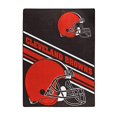 thumbnail image 1 of NORTHWEST NFL Cleveland Browns Raschel Throw Blanket, 60" x 80", Slant, 1 of 4
