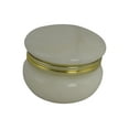 thumbnail image 3 of Three Star Import & Export AB180 2.5 in. White Alabaster Trinket Box, 3 of 4