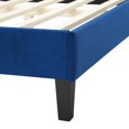 thumbnail image 6 of Modway Soleil Performance Velvet Full Bed in Navy, 6 of 10