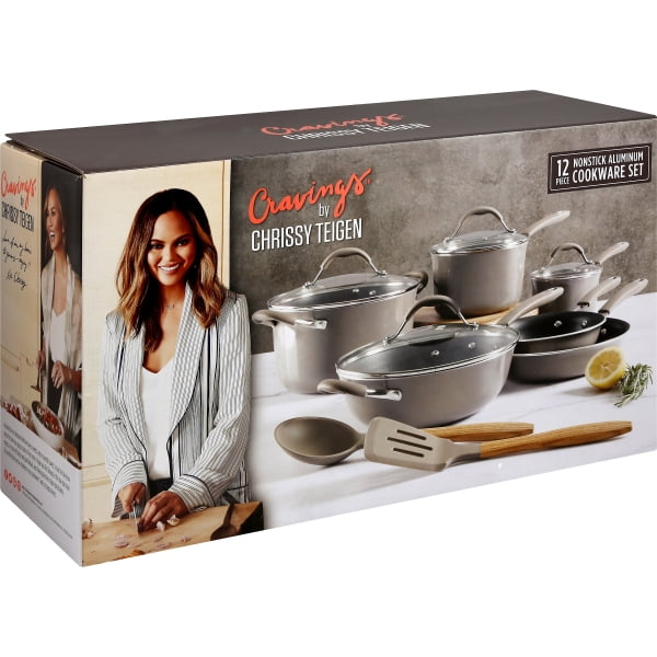 grey pots and pans set
