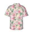 thumbnail image 3 of Balery Tropical Pitaya Print Men's Hawaiian Shirts Short Sleeve Beach Shirt Relaxed Fit Vacation Button Down Shirts-3X-Large, 3 of 9