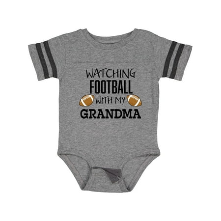 

Inktastic Watching Football with My Grandma Gift Baby Boy or Baby Girl Bodysuit