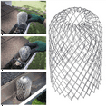 thumbnail image 6 of 9Pcs Roof Gutter Guard Filters 3 Inch Expand Aluminum Filter Strainer Anti - Blocking Leaf Drains Debris Drain Net Cover, 6 of 7