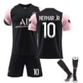 thumbnail image 2 of 22/23 Adultos Niños Fútbol Kits completos Trajes de entrenamiento de fútbol Ropa deportiva 21/22 22/23-21 22 Cuarto kit Neymar 10-Niños 22 (120-130 CM) Teléfono móvil Teléfono móvil Accesorios para teléfonos móviles, 2 of 3