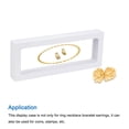 thumbnail image 5 of Uxcell Floating Frame Display Holder Stand Box for Necklace Bracelet White 9.06 x 2.76 x 0.79 inch, 5 of 5