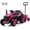 Pink, variant on Okybaby 12V Kids Ride on Tractor with Detachable Trailer, Electric Ride on Toys Car with Remote Control,LED Lights,Bluetooth,USB,MP3, Kids Tractor for Kids Aged 2-6,Red