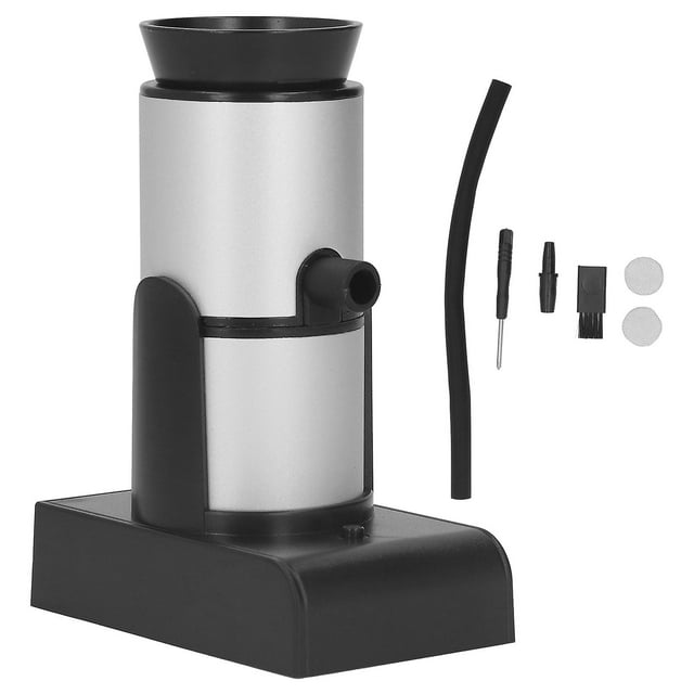 Handheld Smoker for Kitchen, Cooking Utensil, for Molecular Gastronomy, for Cooking Steaks, Salmon, with Infuser, Silver