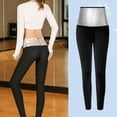 thumbnail image 4 of Sauna Sweat Pants Slimming Shorts Waist Trimmer Exercise Leggings High Waist L Pants, 4 of 6