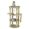 thumbnail image 1 of Go Pet Club F822 46 in. Jungle Rope Cat Tree Scratcher House with Sisal Covered Posts, Beige, 1 of 1