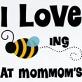 thumbnail image 2 of CafePress - Beeing At Mommom's Infant Bodysuit - Baby Light Bodysuit, Size Newborn - 24 Months, 2 of 4