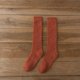 thumbnail image 1 of Calcetines largos de tubo de rizo para mujer, otoño e invierno, además de calcetines de toalla acolchados de terciopelo, calcetines cálidos de tubo alto hasta la rodilla de color sólido, 1 of 6
