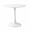 White + MDF+Steel, variant on White Round Table Modern Dining Table Mdf Top And Steel Base Tulip Round Kitchen Table Mid Century Coffee Table For Living Room 24 Inch