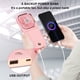 thumbnail image 3 of Ventilador USB Mini ventilador silencioso colgante de mano, USB recargable con 3 velocidades, ventilador plegable y portátil para el hogar, la oficina y los viajes (rosa), 3 of 5