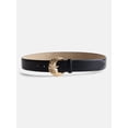 thumbnail image 2 of Devil Wears Prada Scoop Collection Women's Ornate Buckle Belt, Black, Sizes S-3XL, 2 of 4