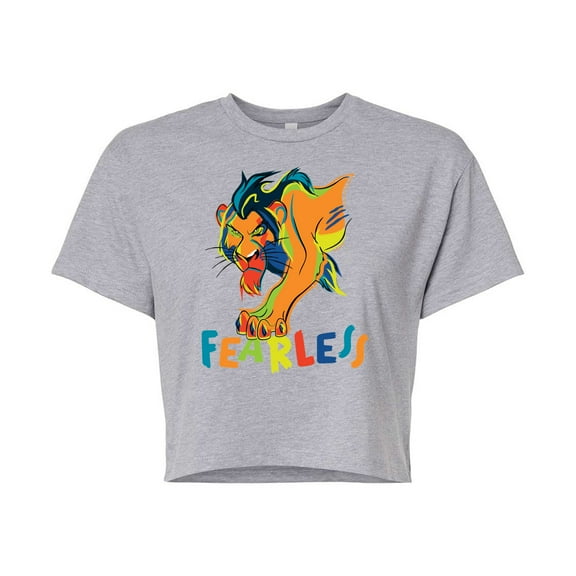 The Lion King - Scar - Juniors Cropped Pullover Hoodie