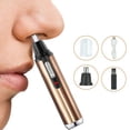 thumbnail image 1 of Rechargeable Nose Hair Trimmer Electric Removal Clipper Razor Shaver Trimmer Epilators High Quality Eco-Friendly Nose Trimmer Gold, 1 of 9