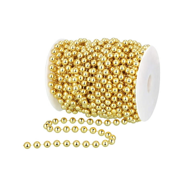 maskred Rustic Pendent Christmas Tree Beads Roll Wedding Decorations Artificial Bead Garland Room Decor Plastics Pearl Strands
