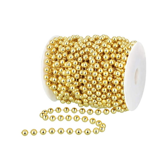 bedienty Rustic Pendent Decorative Beads Roll Smooth Surface Artificial Party Ornaments Room Decor Plastics Pearl Strands