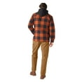thumbnail image 4 of Dickies Men's Flannel Hooded Shirt Jacket | Warm Quilted Lining, Soft Brushed Fabric, Durable Snap Front, Everyday Workwear Comfort, 4 of 5