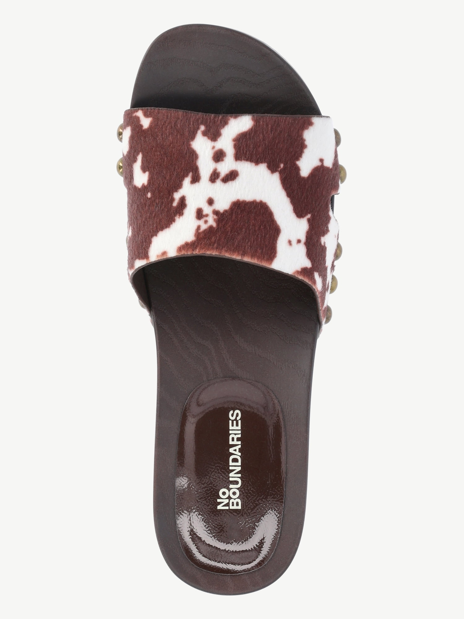 No Boundaries Studded Clog Sandals, Women's