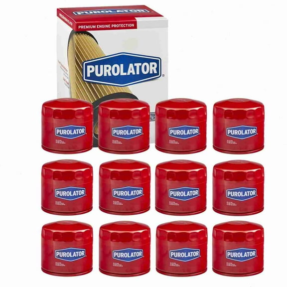 12 pc Purolator L14460 Engine Oil Filters for 61334 Oil Change Lubricant Filters Fits select: 2015-2023 SUBARU WRX, 1990-2000 SUBARU LEGACY