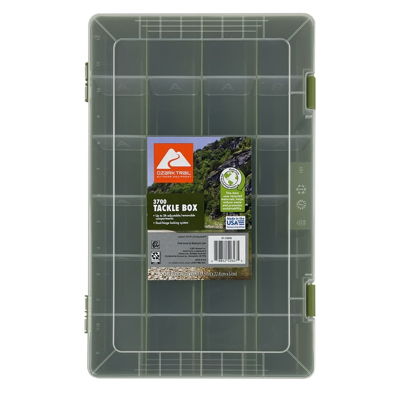 Ozark Trail Large Tray Fishing Tackle Box 3700 - Walmart.com Ozark Trail Large Tray Fishing Tackle Box 3700 - Walmart.com