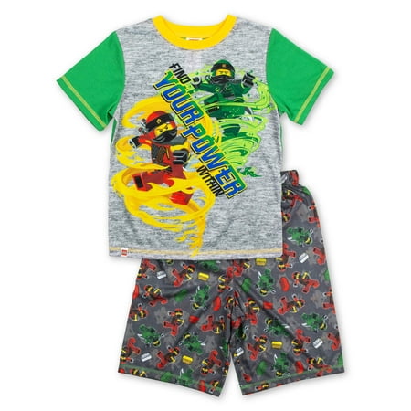 2 Piece Winter Pajamas - Boys' Ninjago 2 Piece Pajama Short Set (Little Boy & Big Boy)