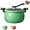 Green, variant on Multifunctional Large Capacity Non-stick Pressure Cooker, 11inch Fast Heating Mini Pressure Cooker with Lock Handle, for Family Meals, Soups, Stews, and More (Orange)