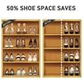 thumbnail image 2 of Organizador de ranuras para zapatos NVGSN, paquete de 20 unidades, negro, 2 of 7