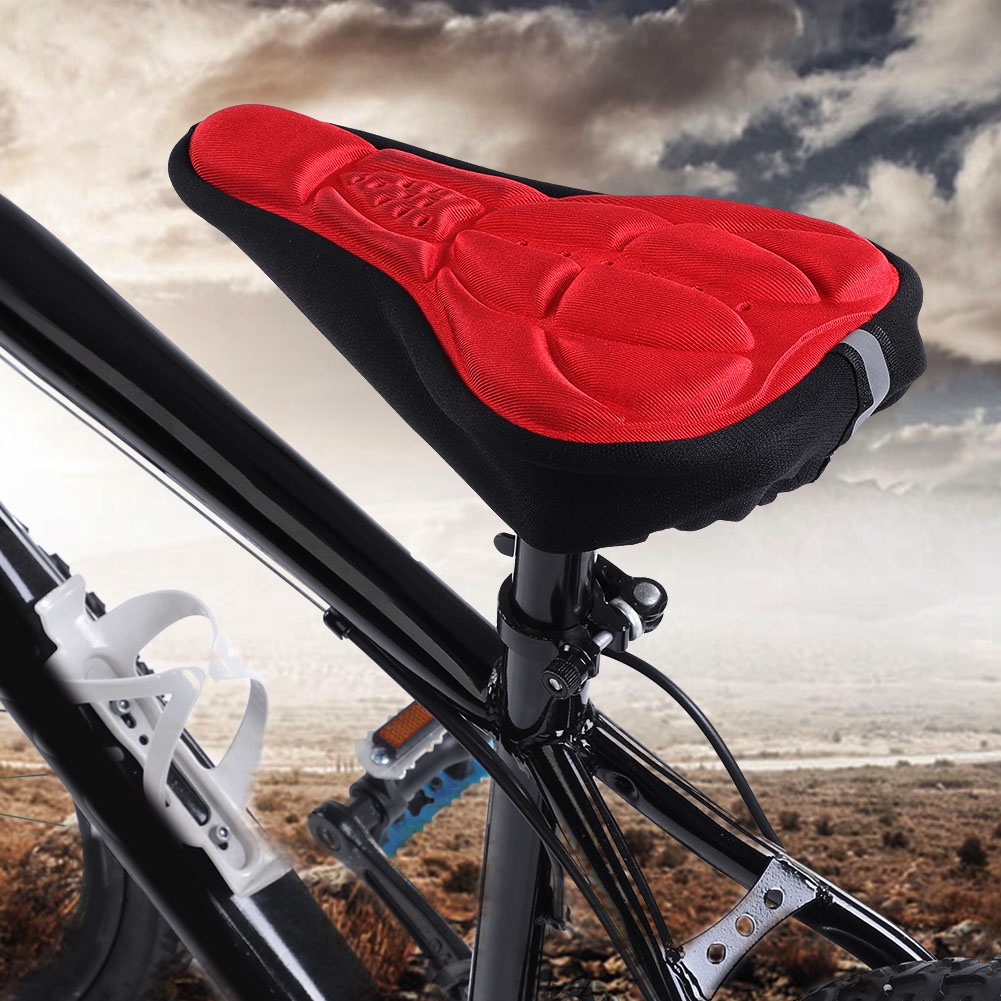 Tebru Ultralight Bike Saddle Cover, Ultralight 3D Mountain Bicycle Road