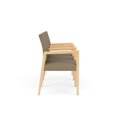 thumbnail image 2 of Pemberly Row Waiting Reception 3 Seat Tandem Seating Wood Frame in Brown, 2 of 5