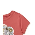 thumbnail image 3 of Garanimals Toddler Girls Short Sleeve Tie Front T-Shirt, Sizes 12M-5T, 3 of 5