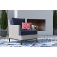 thumbnail image 2 of Tommy Hilfiger Hampton Outdoor Mesh Chair with Cushions White and Navy, 2 of 13