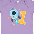 thumbnail image 4 of Inktastic Rocket Spaceship Happy First Birthday Boys or Girls Baby Bodysuit, 4 of 5