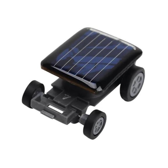 SSKFHGI Black Mini Car Solar Powered Mini Sports Car Model Car Educational Science