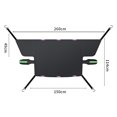 thumbnail image 3 of Hail Protector Car Cover,5-Layer Padded Anti-Hail Car Covers,Heavy Duty Waterproof Protector with Reflective Strips,Hail Cover for SUV/Sedan/Hatchback(59*102Inch,Black), 3 of 8