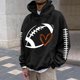 thumbnail image 1 of Sudadera con capucha para hombre, sudadera con capucha de moda, jersey estampado, manga larga, bolsillos, sudadera con capucha, blusa de poliéster para hombre, 1 of 6