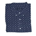 thumbnail image 3 of Tommy Hilfiger Men's Classic Fit Button Down Short Sleeve Woven Shirt (Peacoat, Medium), 3 of 3