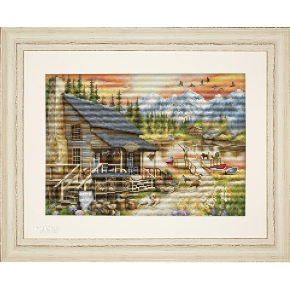 Log Cabin BU5020L Counted Cross-Stitch Kit