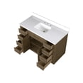 thumbnail image 6 of Shelter 48 in W x 22 in D Grey Oak Single Bath Vanity and Cultured Marble Top, 6 of 7