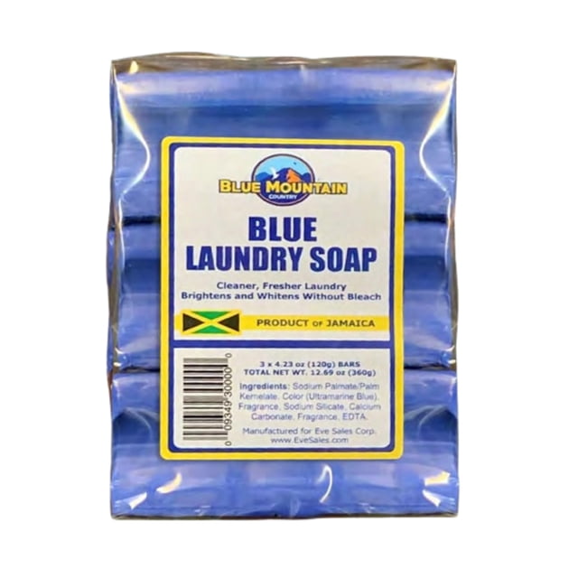 Jabón de Lavandería Blue Mountain Country Paquete de 3 Barras de 120 g