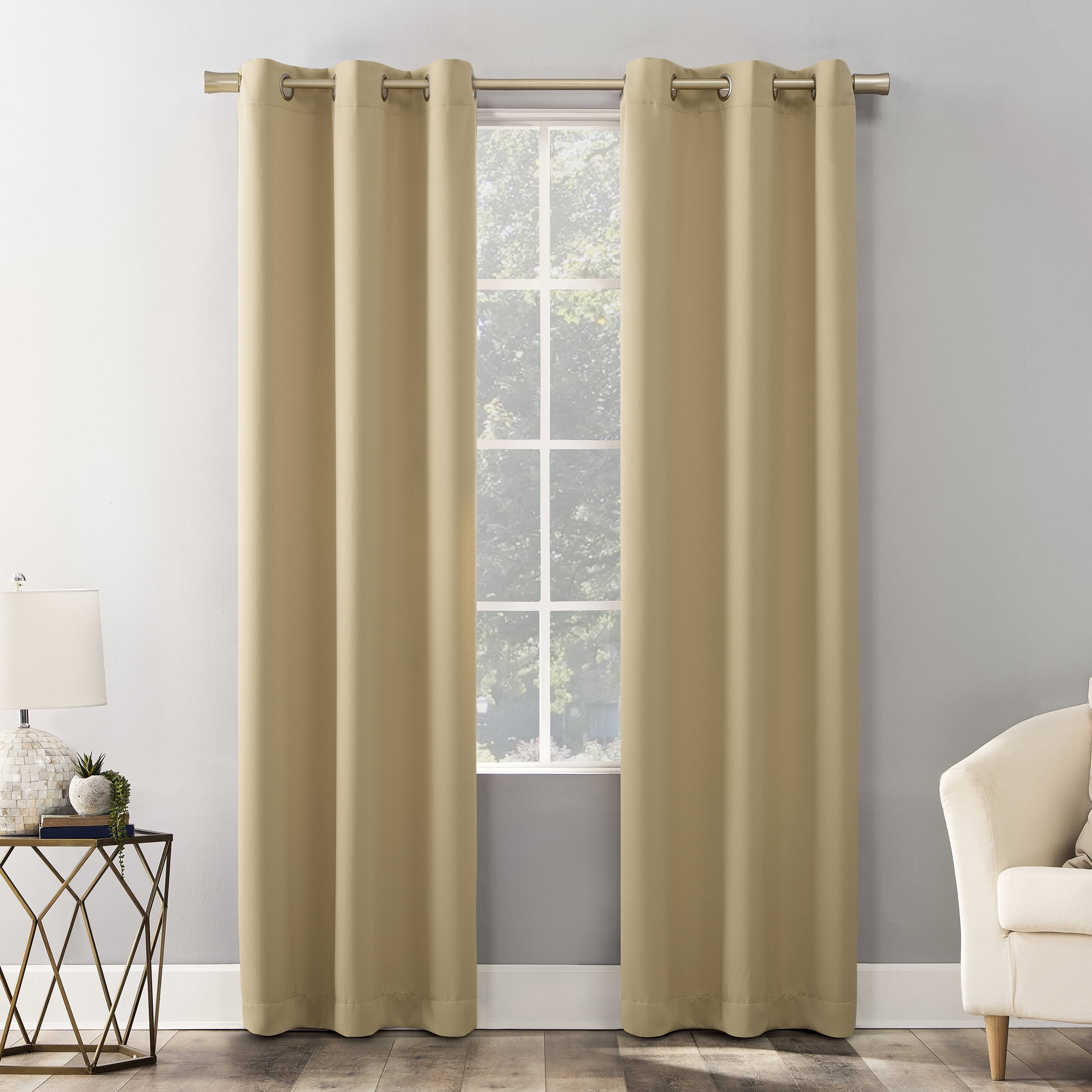 Mainstays Blackout Energy Efficient Grommet Single Curtain Panel