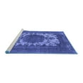 thumbnail image 2 of Ahgly Company Machine Washable Indoor Rectangle Oriental Blue Industrial Area Rugs, 4' x 6', 2 of 4
