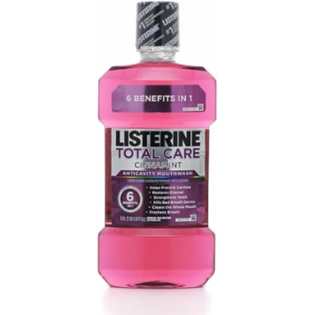 Listerine Total Care Anticavity Mouthwash, Cinnamint 33.8 oz (Pack of 3)