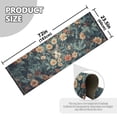 thumbnail image 5 of Yayeee Runner Rug for Bedroom 2'x6' Machine Washable Hallway Non Slip Mat, Flowers Cat, 5 of 8